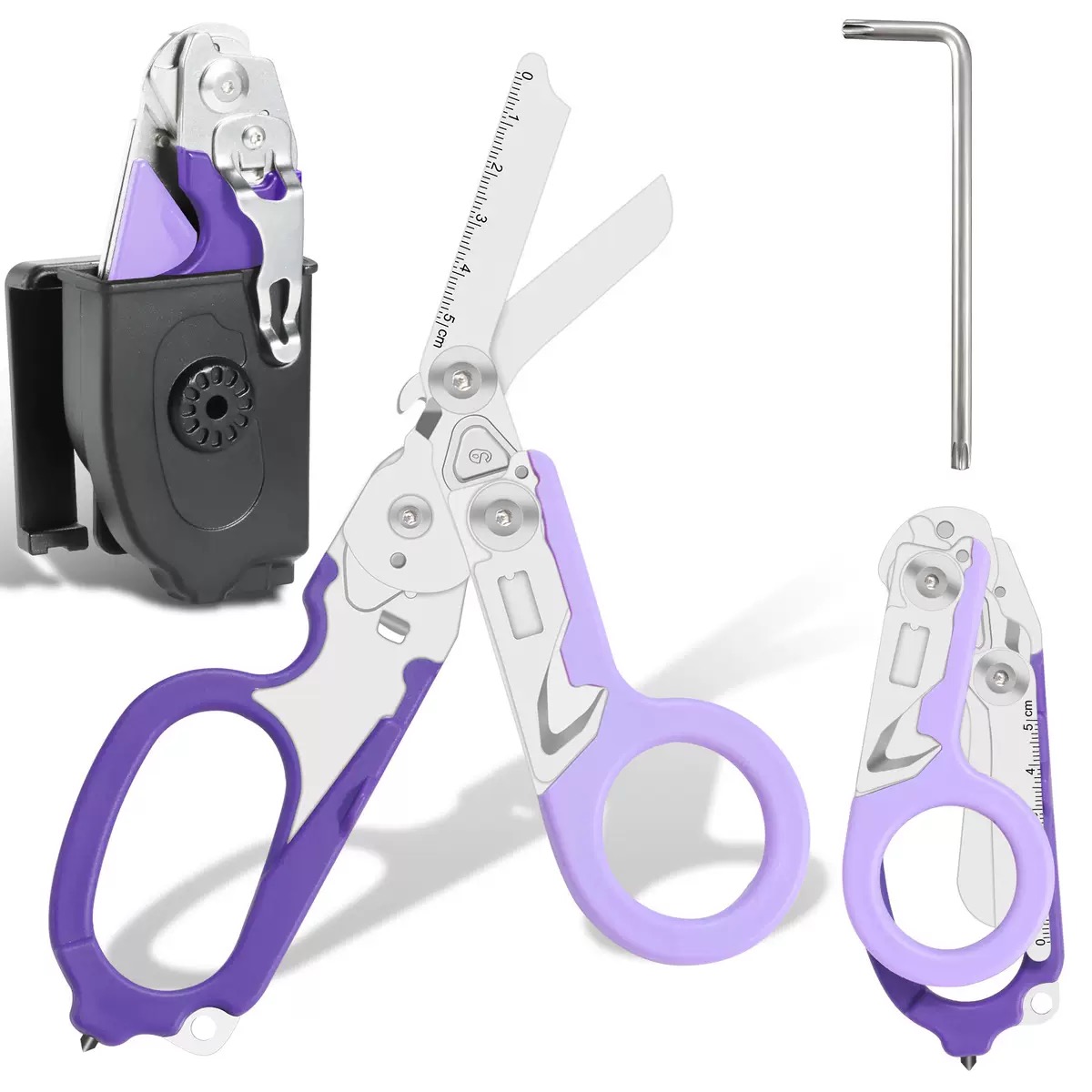 6 az 1-ben többfunkciós mentőeszköz: többfunkciós orvosi olló