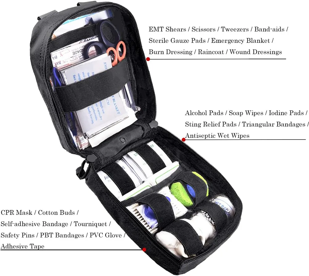 Military Hydration Backpack first aid kit