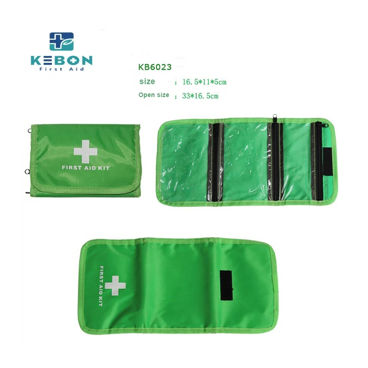 Foldable Green First Aid Kit Foldable Green First Aid Kit
