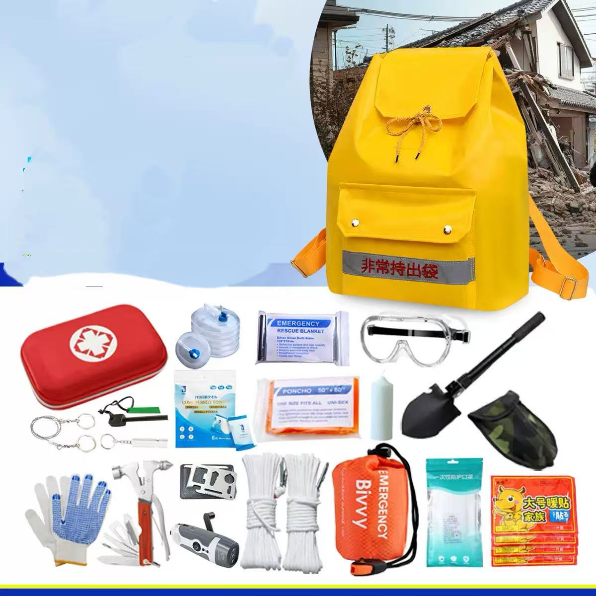 Bemutatkozik a KEBON Emergency Survival Backpack – az Ön végső katasztrófa-felkészült partnere
