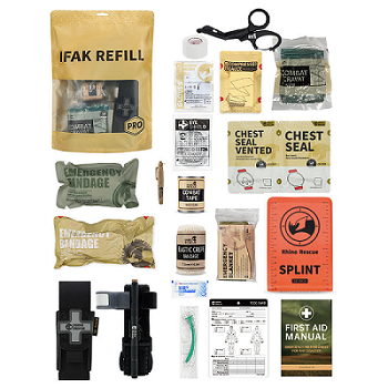 Egyrekeszes IFAK tasak, önálló kialakítással